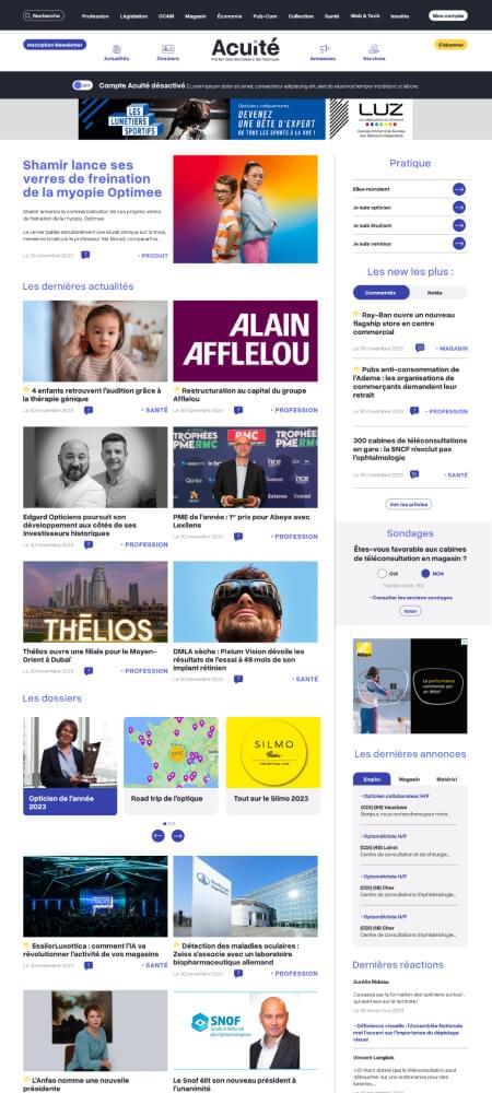 Maquette Acuité - Digital - Pix Associates